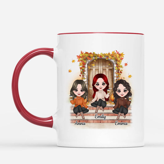 1223MUS2 Personalized Mugs Gifts Better Life Sisters