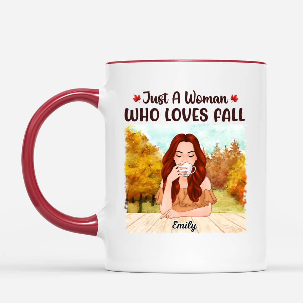 1225MUS2 Personalized Mugs Gifts Fall Her
