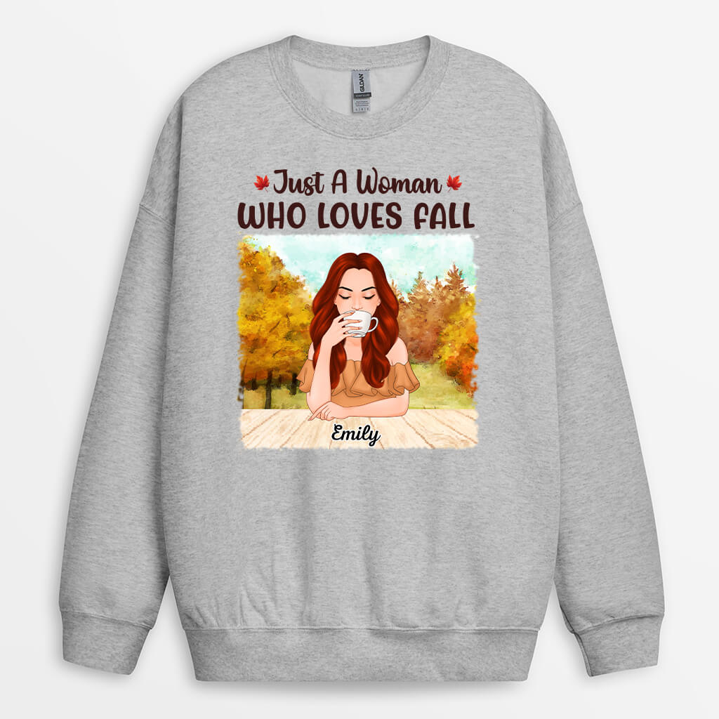 1225WUS2 Personalized Sweatshirts Gifts Fall Her