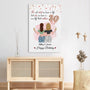 1240CUS3 personalized happy 30th birthday bestie canvas