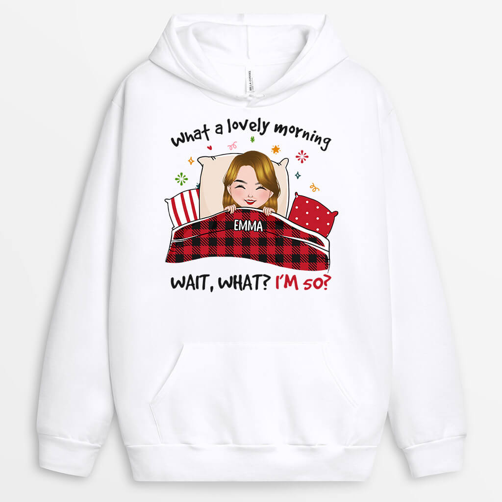 1245hus2 Personalized Hoodies Gifts Lovely 40th Birthday Her