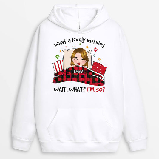 1245hus2 Personalized Hoodies Gifts Lovely 40th Birthday Her