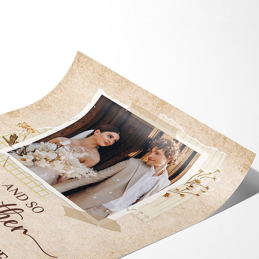 1285SUS2 personalized together they built a life they loved poster