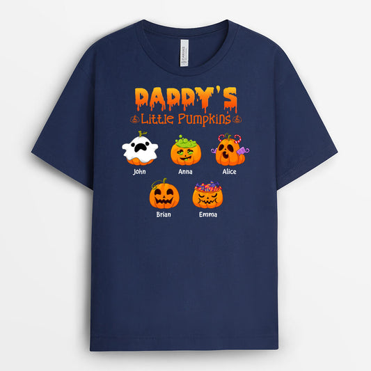 1318AUS1 personalized daddy_s little pumpkin t shirt