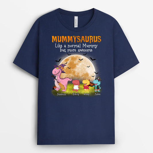 1326AUS1 personalized grandma dinosaur halloween t shirt