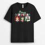 1358AUS1 personalized meowy christmas t shirt