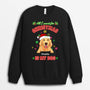 1368WUS1 personalized all i want for christmas is my dog sweatshirt