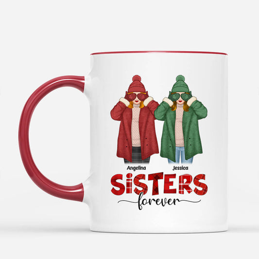 1416MUS2 personalized besties forever mug