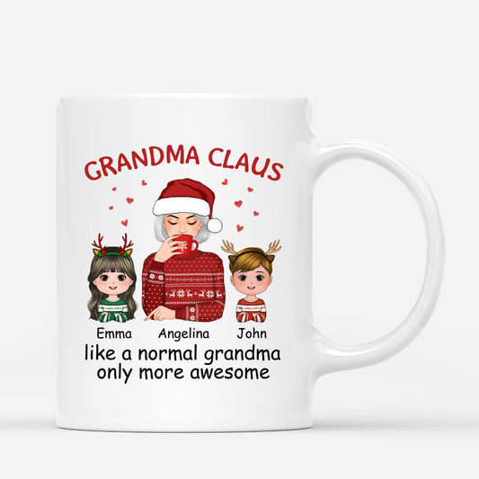 1421MUS1 personalized mummy claus mug