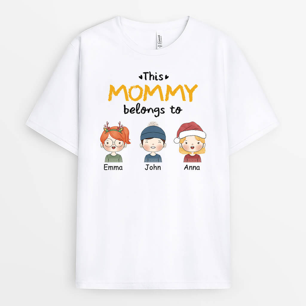 1463AUS1 personalized this grandma belongs to t shirt