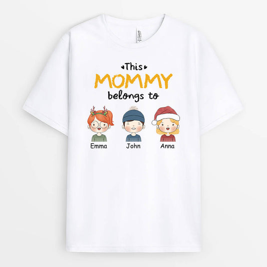 1463AUS1 personalized this grandma belongs to t shirt