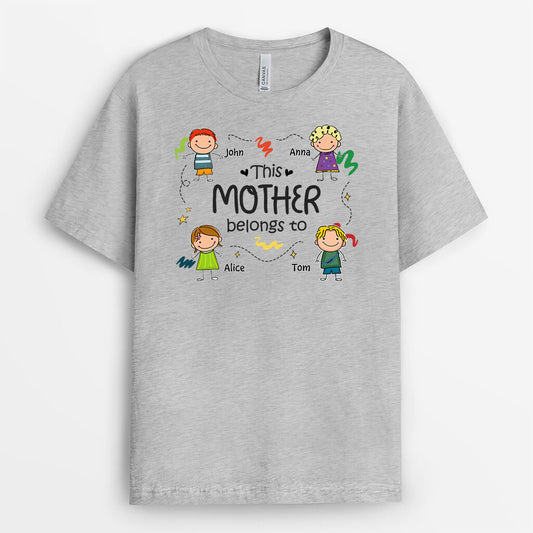 1469AUS2 personalized this grandma belongs to t shirt