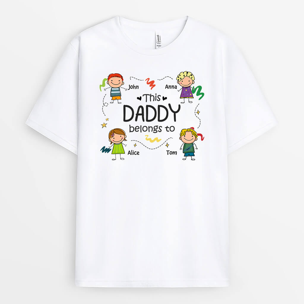 1469AUS2 personalized this grandpa belongs to t shirt