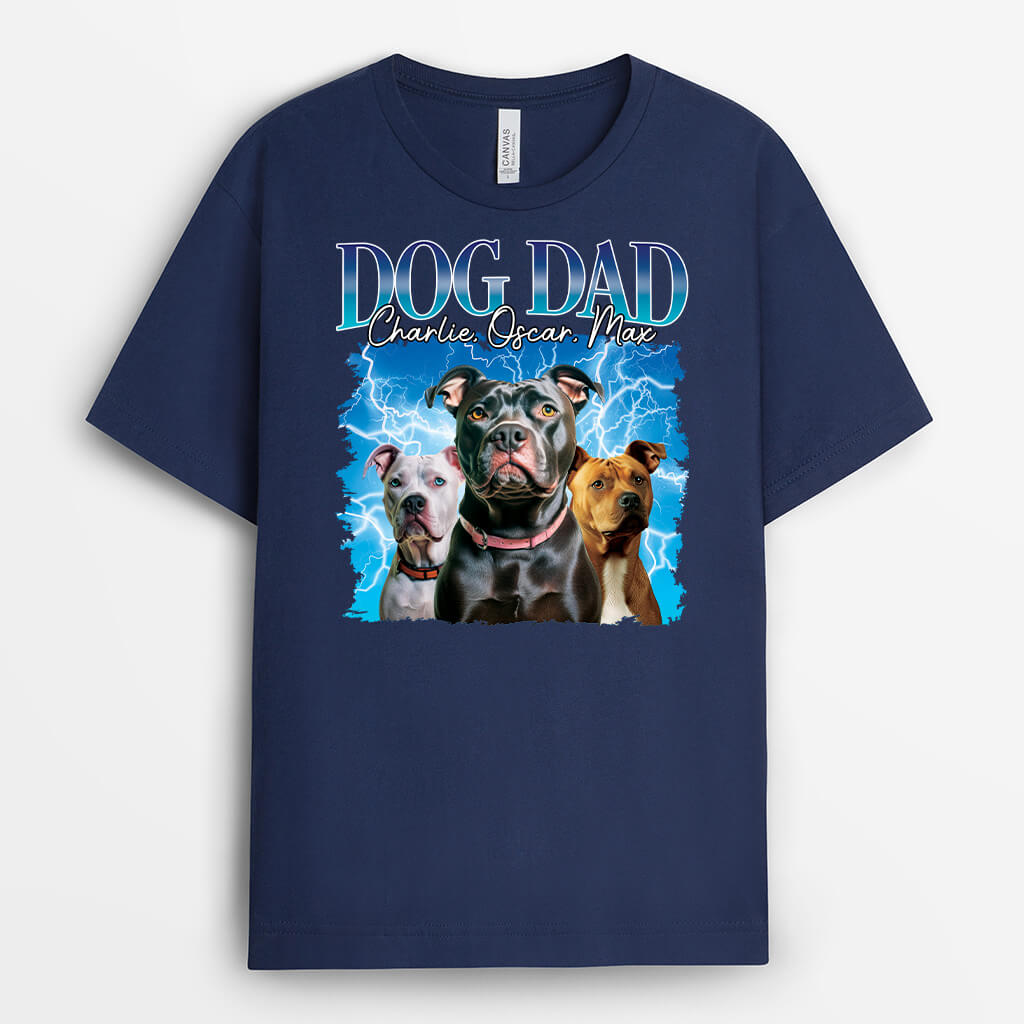 1482AUS1 personalized dog mom dog dad t shirt