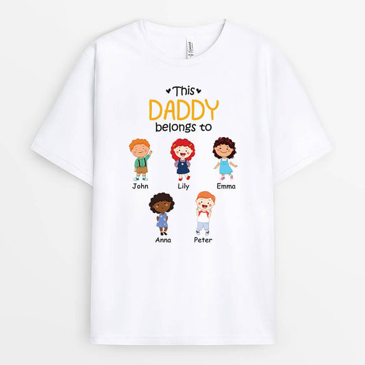 1507AUS1 personalized this grandad belongs to t shirt