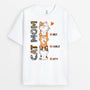1514AUS1 personalized cat mom cat dad with paws t shirt