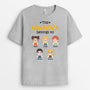 1517AUS1 personalized this granddad belongs to kids with hands on chin t shirt
