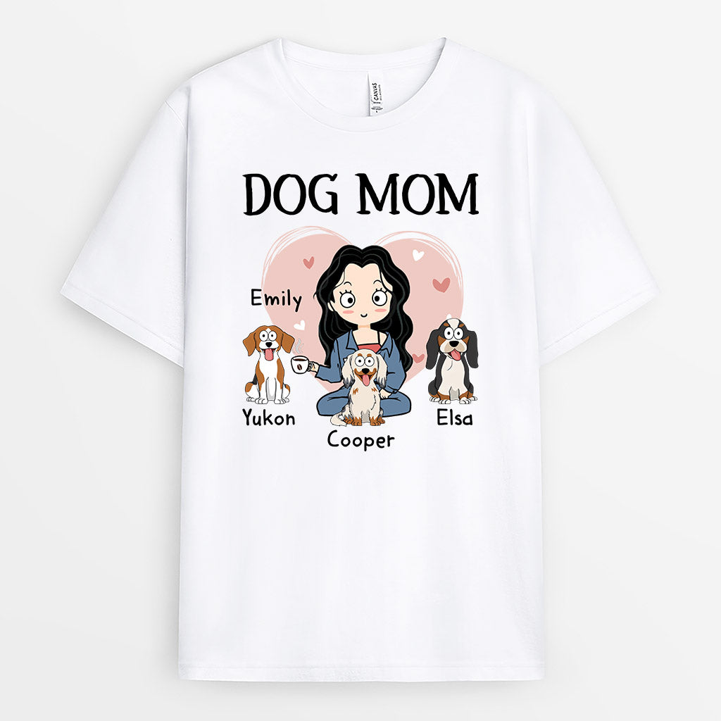 1531AUS1 personalized dog mom dog dad t shirt
