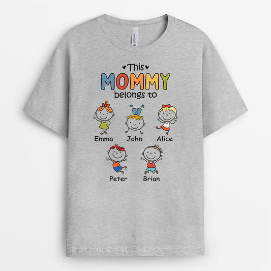 1604AUS2 personalized this grandma belongs to t shirt