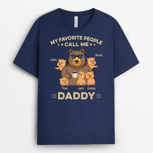 1639AUS2 personalized my favorite people call me grandpa t shirt