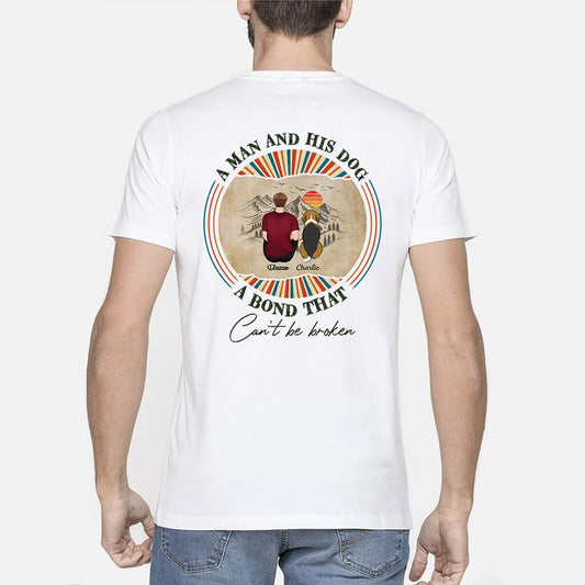 1696AUS1 personalized a girl boy and her his dog t shirt_3421a803 8f36 4804 bfe5 e6de5fa7ea66