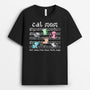 1701AUS2 personalized cat mom cat dad with music bars t shirt