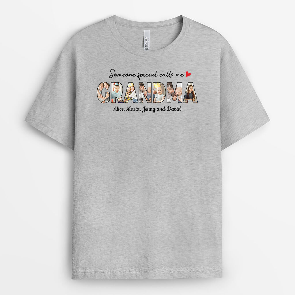 1713AUS2 personalized someone special calls me grandma t shirt