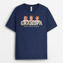 1717AUS2 personalized papa and kids t shirt