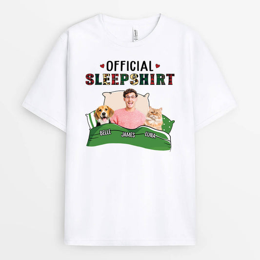 1739AUS1 personalized official sleepshirt dog and cat t shirt