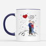 1742MUS2 personalized love you to the moon and back mug