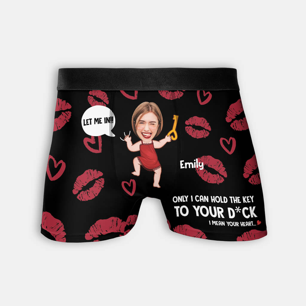 1754XUS1 personalized only i can hold the key boxer