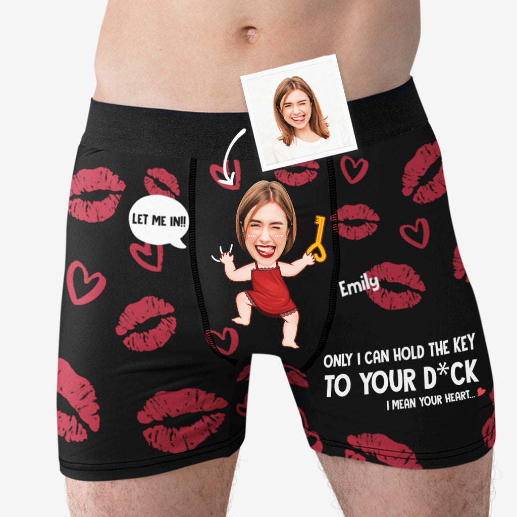 1754XUS2 personalized only i can hold the key boxer