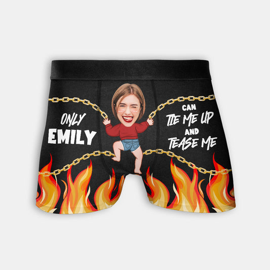 1756XUS1 personalized tie me up and tease me boxer