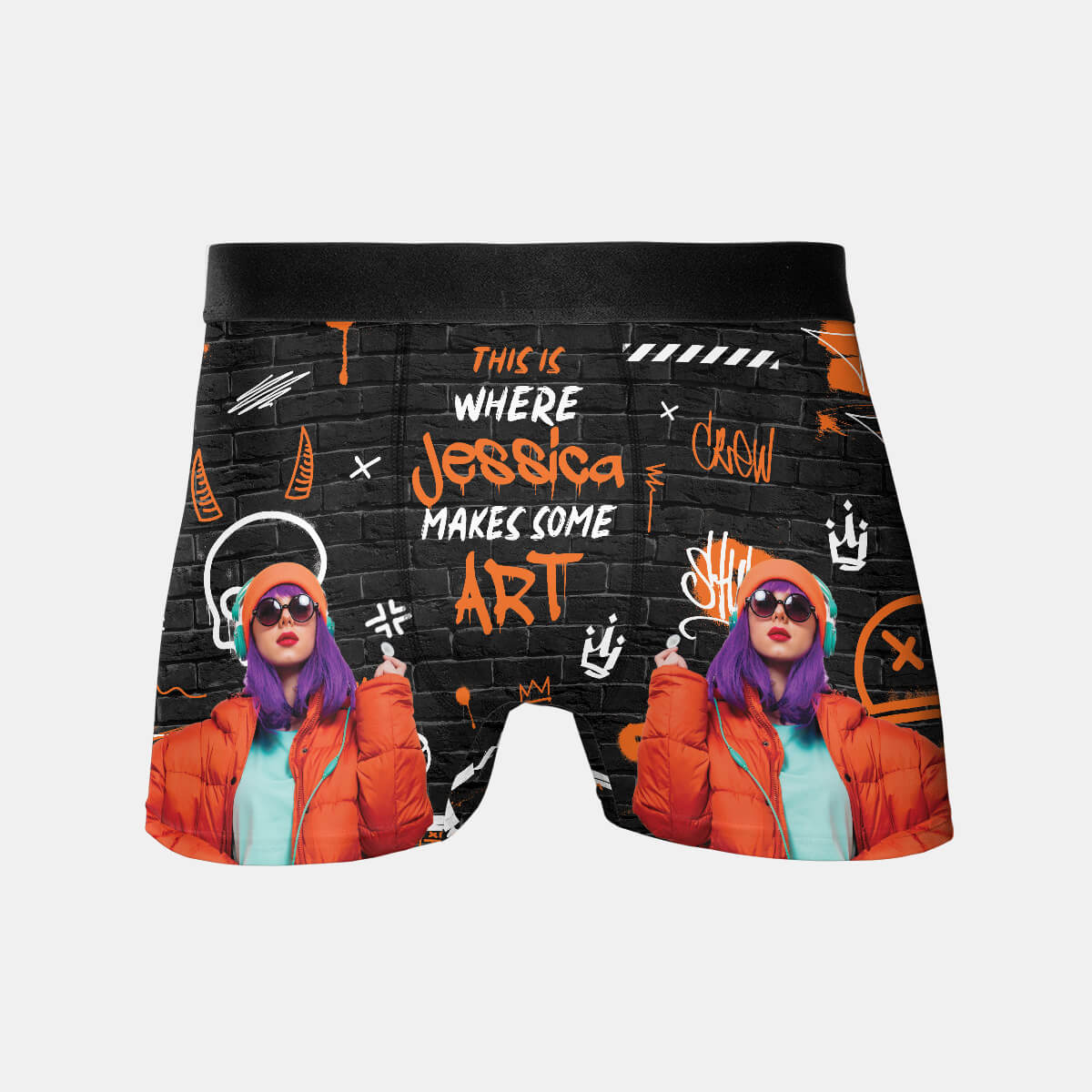 1768XUS1 personalized this is where you make some art boxer