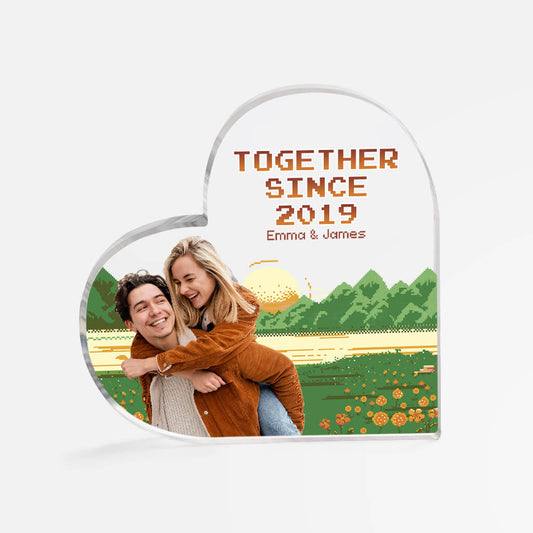1772RUS1 personalized together since acrylic plaque_b205eea8 1146 45a0 a6b7 eb8531519617