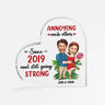 1792RUS1 personalized annoying each other since and still going strong acrylic plaque