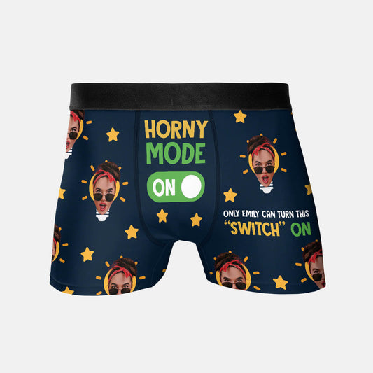 1801XUS1 personalized only emily can turn this switch on boxer