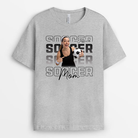 1841AUS1 personalized sport mom t shirt