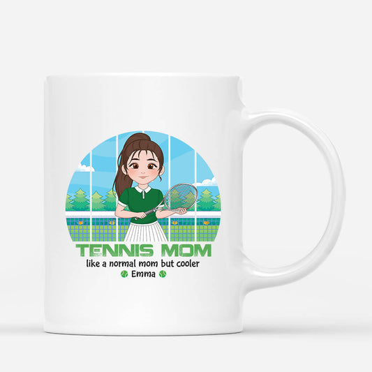 1848MUS1 personalized tennis mom mug