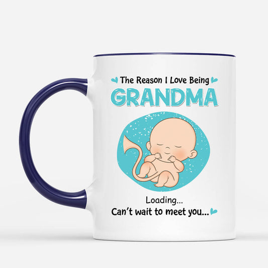 1850MUS2 personalized the reason i love being mommy daddy mug