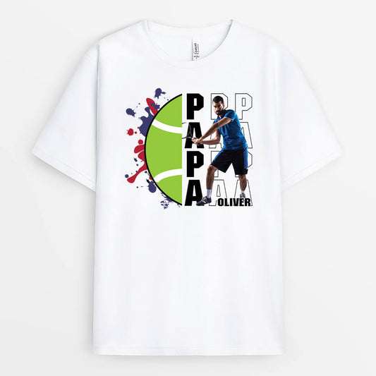 1855AUS1 personalized sporty daddy t shirt