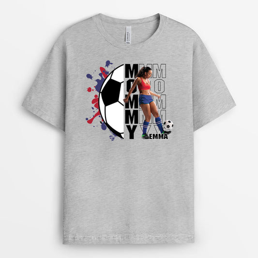 1855AUS1 personalized sporty mommy t shirt