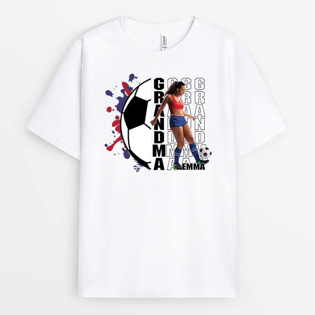 1855AUS2 personalized sporty mommy t shirt