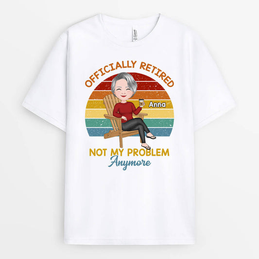 1862AUS1 personalized retirement weekly schedule t shirt