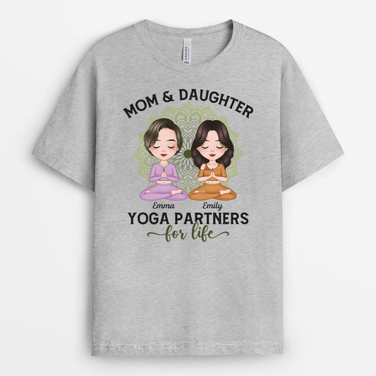 1881AUS2 personalized yoga partners for life t shirt