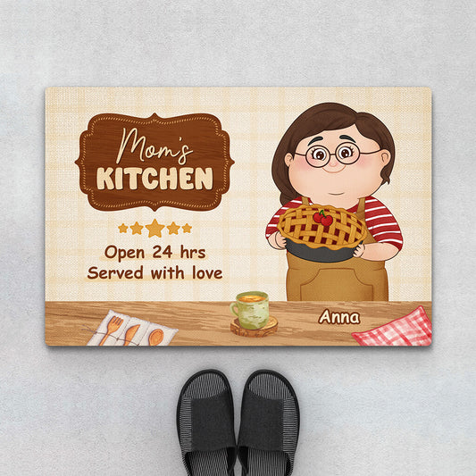 1890DUS1 personalized moms kitchen doormat