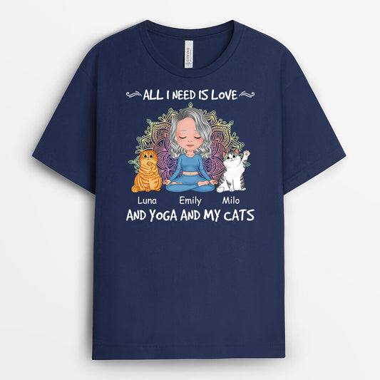 1900AUS2 personalized all i need is love and yoga and my dogs t shirt_961f69ef d0cb 4171 a11d 7a8e54c4b2a7