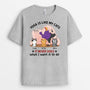 1903AUS2 personalized yoga is like my cats it never goes t shirt