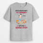 1904AUS2 personalized never underestimate a woman with her sewing stuff t shirt