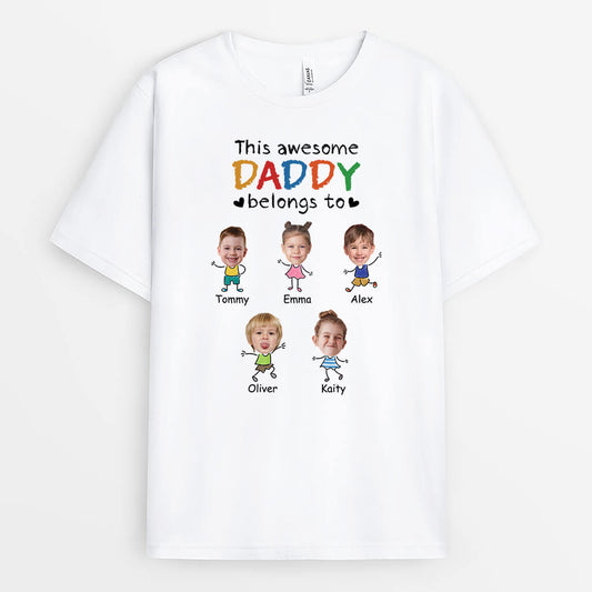 1913AUS2 personalized this grandad belongs to t shirt